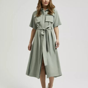 7ee780d49dc2048e9fd643db15701314440a308a Szmizjerka z krótkimi rękawami oliwkowa