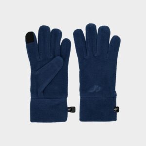 4F Rękawiczki polarowe Touch Screen dziecięce - granatowe