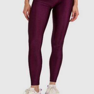 4F Legginsy treningowe szybkoschnące damskie - fioletowe