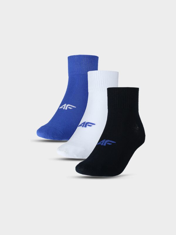 4F Skarpetki casual za kostkę (3-pack) męskie - multikolor