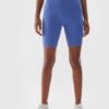 8142c7e37c200ac9949d99690d8edc0079c715c6 4F Legginsy kolarki treningowe damskie - granatowe