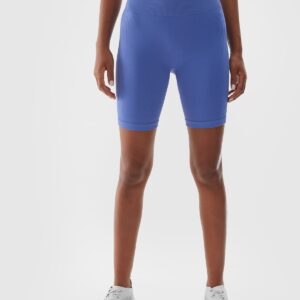 4F Legginsy kolarki treningowe damskie - granatowe