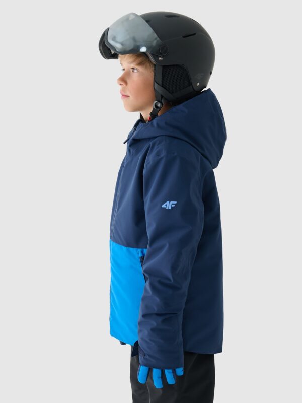 4F Kurtka narciarska membrana 5000 chłopięca - granatowa 122 (6-7 lat)