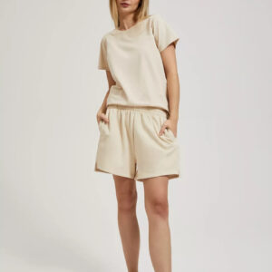 Dresowe szorty beżowe