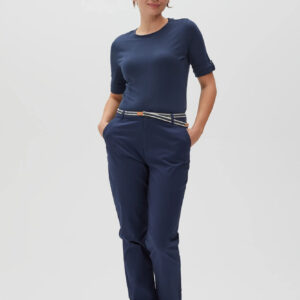 Bawełniane spodnie granatowe