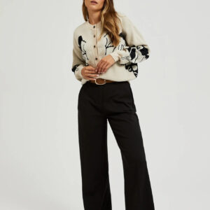 Spodnie z szerokimi nogawkami czarne