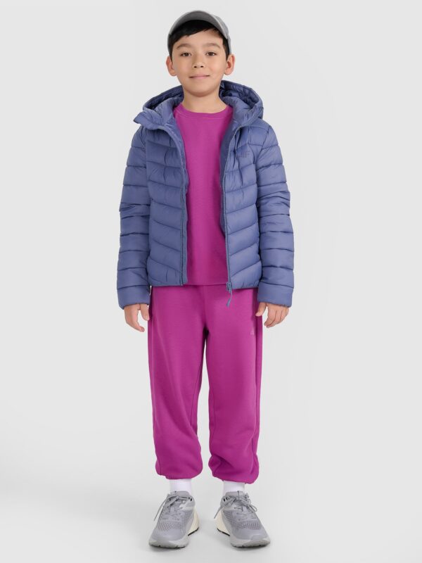 4F Kurtka puchowa z wypełnieniem syntetycznym chłopięca - granatowa 134 (8-9 lat)