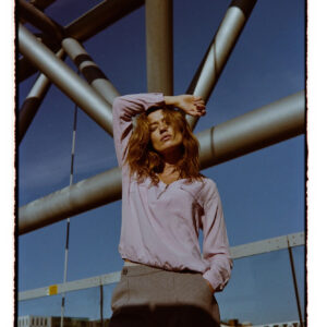 Koszula z wiskozy różowa