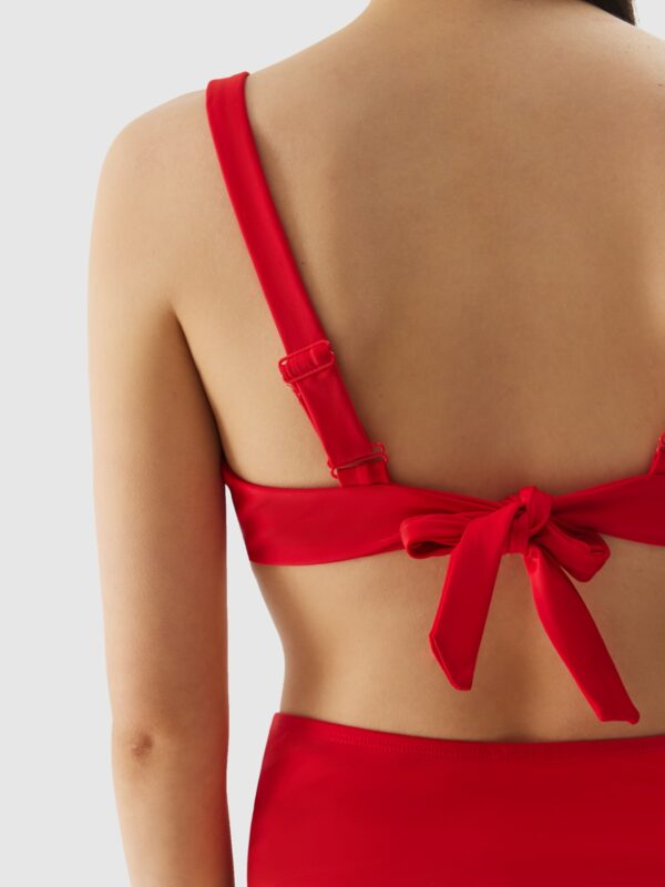 4F Góra od bikini damska - czerwona