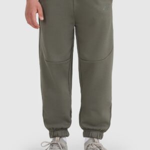 4F Spodnie dresowe joggery chłopięce - szare 128 (7-8 lat)