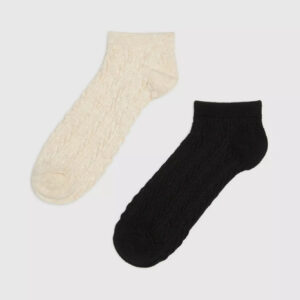 Skarpetki damskie 2-pack dwukolorowe