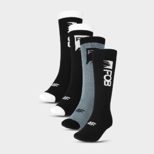 4F Skarpety snowboardowe (2-pack) damskie - czarne