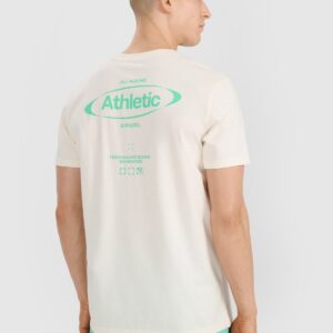 4F T-shirt regular z nadrukiem męski - biały