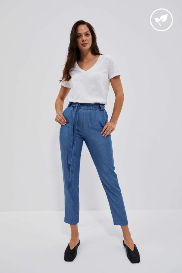 85d65670203a2ff81b3c420241b5c1a2819c4c85 Spodnie lyocell z prostą nogawką
