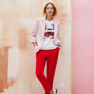 85d6afe64d55728579dcf686c7c23a1080de9d65 Marynarka z rękawami 3/4 różowa