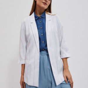 8627e6e23dab884b0fa6a667e1e612f402f64068 Marynarka w paski biała