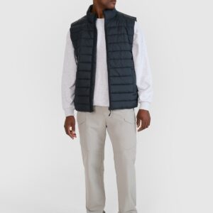 4F Bezrękawnik puchowy z wypełnieniem syntetycznym męski - czarny