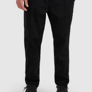 4F Spodnie casual z przeszytym kantem męskie - czarne