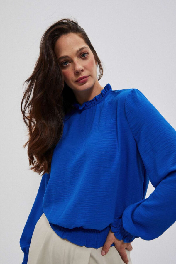 885ea2d7558636c77ea4493687a3f4b3126cf502 Gładka koszula niebieska