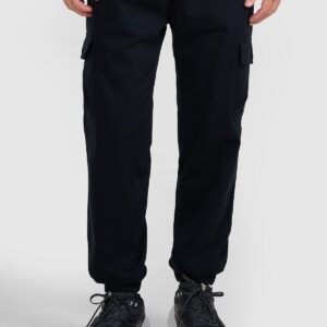 4F Spodnie casual cargo męskie - czarne