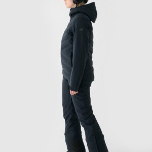 4F Kurtka narciarska membrana 10000 damska - czarna