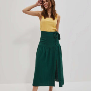 Rozkoloszowana spódnica z wiązanie