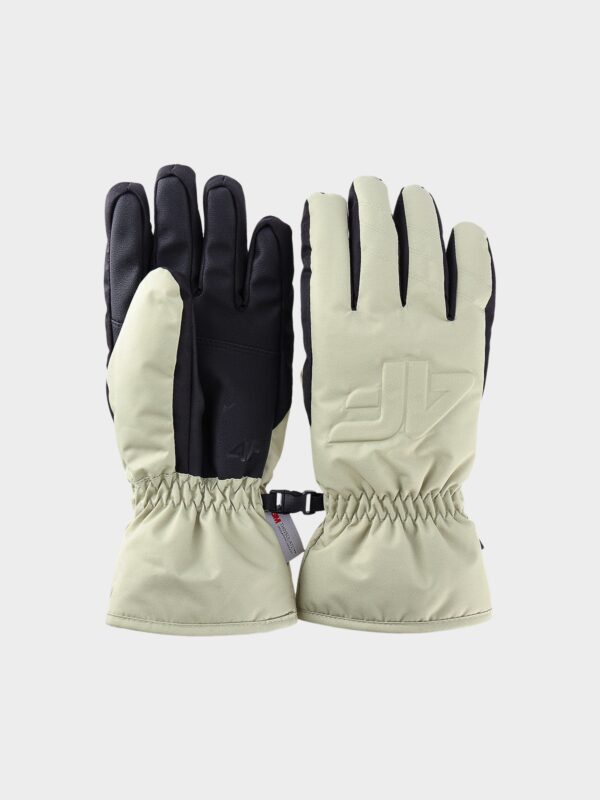 89d25f4e72b264b91c1c3b3ea8d7da6cd0dc0cc9 4F Rękawice narciarskie Thinsulate damskie - oliwkowe/khaki