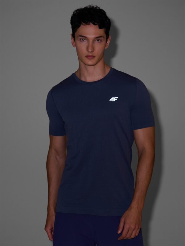 4F Koszulka do biegania szybkoschnąca męska - szara