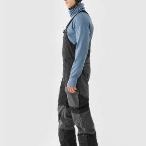 4F Spodnie snowboardowe z szelkami membrana 10000 męskie - czarne