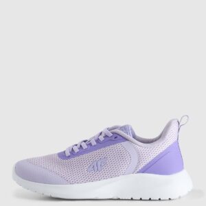 4F Buty sportowe z przewiewną cholewką dziecięce - fioletowe