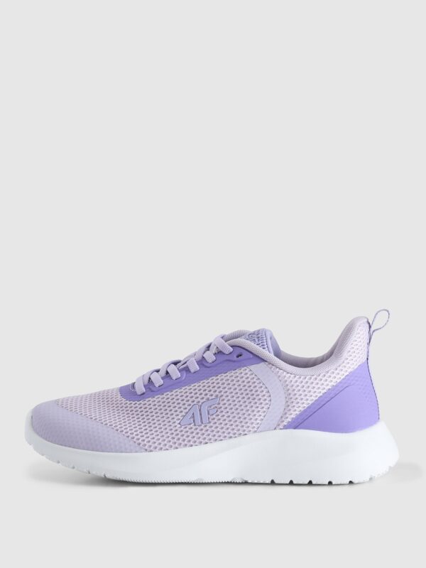 4F Buty sportowe z przewiewną cholewką dziecięce - fioletowe
