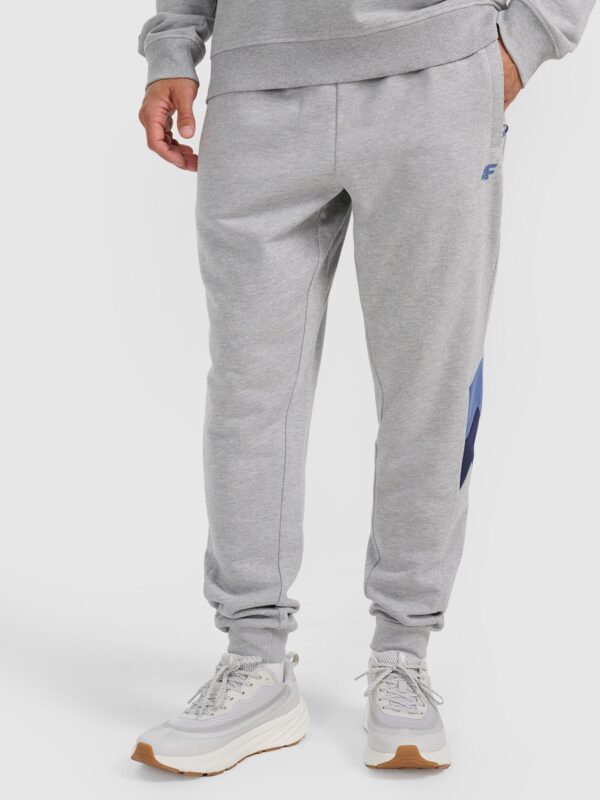 4F Spodnie dresowe joggery męskie - szare