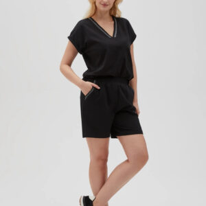 Bawełniane szorty czarne