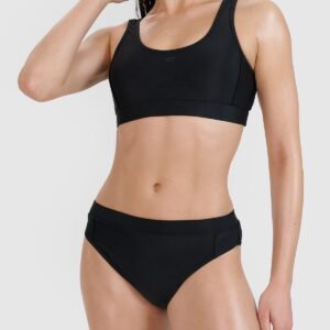 4F Dół od bikini damski - czarny
