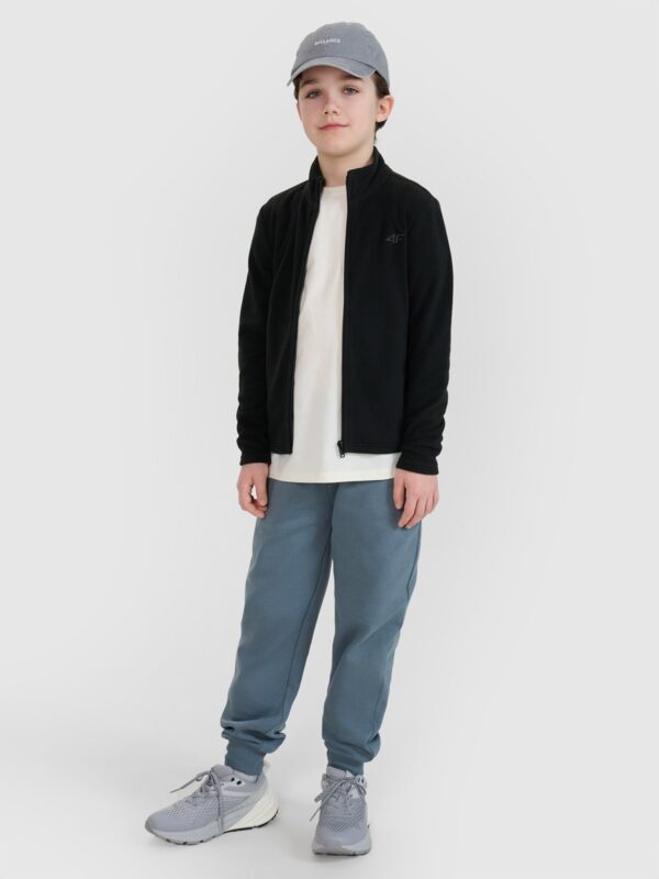 4F Polar regular ze stójką chłopięcy - czarny 122 (6-7 lat)