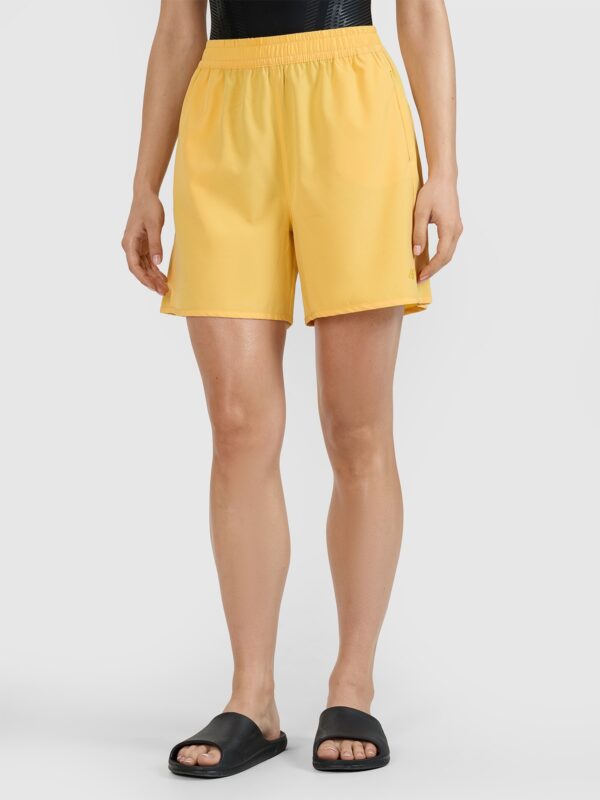 4F Spodenki plażowe damskie - żółte