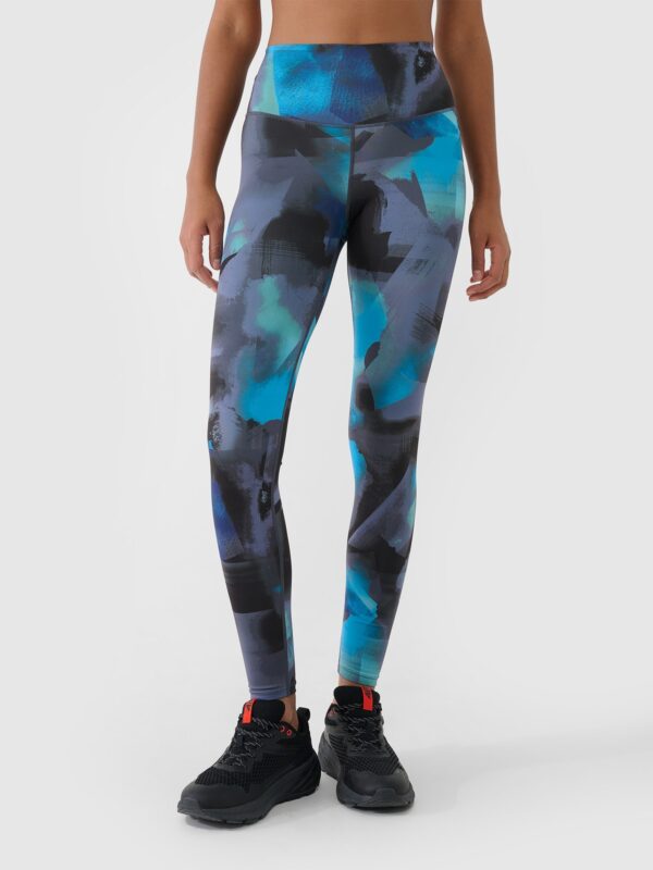 8b35fedf8087167a267e05eaf3638cb19d79b327 4F Legginsy treningowe z wysokim stanem damskie - multikolor