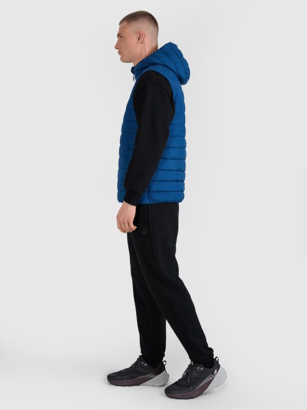 4F Bezrękawnik puchowy z wypełnieniem syntetycznym męski - granatowy