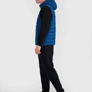 4F Bezrękawnik puchowy z wypełnieniem syntetycznym męski - granatowy