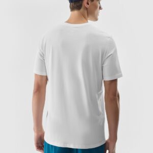 8caea6e1adfa227c2478203c5acd5c36f1c15439 4F T-shirt z nadrukiem męski - biały