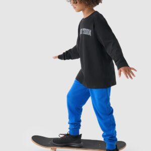 8cd3a874853dbe5dc83d366c7d72ad1e7e8fd762 4F Longsleeve oversize chłopięcy - czarny 128 (7-8 lat)