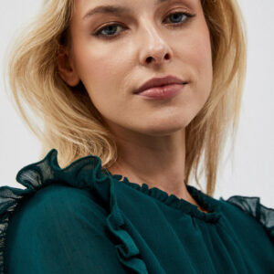 Koszula z falbaną na ramionach