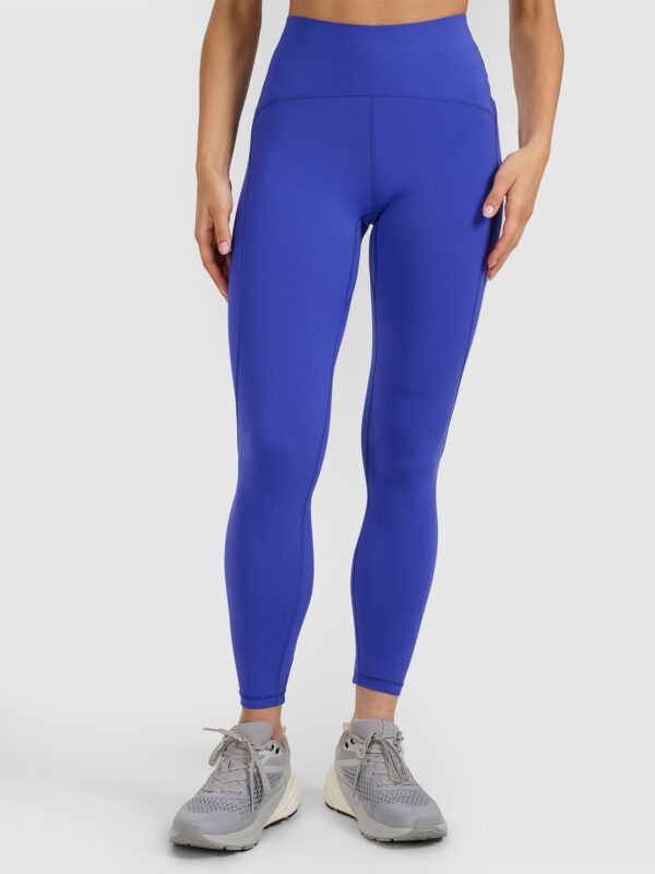 4F Legginsy treningowe szybkoschnące damskie - granatowe