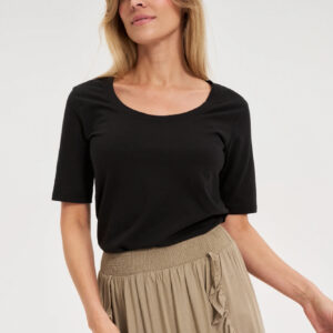 8d7b992b3b537d89cc490eda5fdca196abe9af9f Bawełniany t-shirt czarny