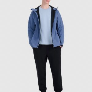 4F Kurtka softshell wiatroodporna membrana 5000 męska - granatowa