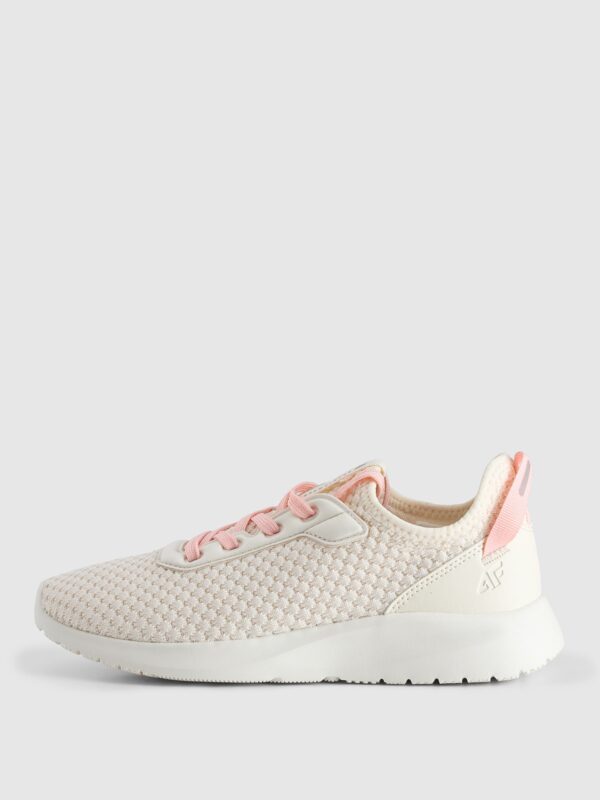 8def9aaba8fa3734c52c61f228fbd8a92f435d05 4F Buty sportowe z przewiewną cholewką dziecięce - różowe