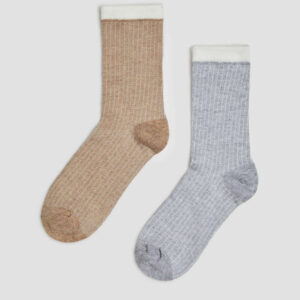 2 pack skarpet w dwóch kolorach