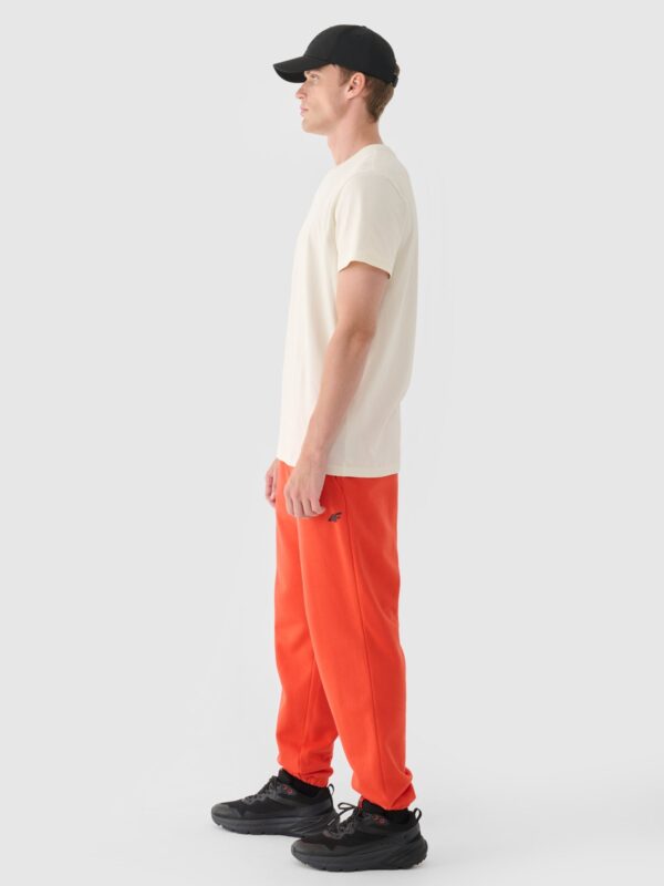 4F Spodnie dresowe joggery męskie - czerwone