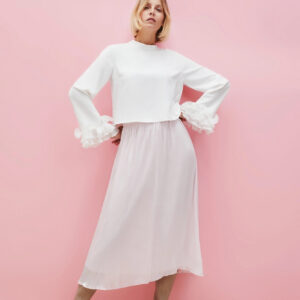 904ecd05eb46fcd268d25b1d1bb833eddb15c192 Koszula z falbanami na rękawach biała