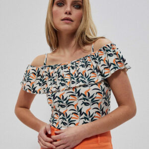 90638967b16d41a43532bc9e852cd922434edd0c Bluzka na ramiączkach z falbaną